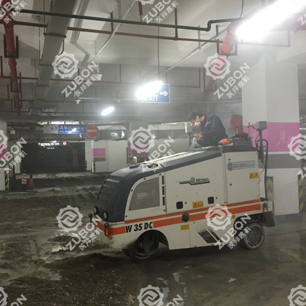 2014年12月深圳地下車庫地坪翻新 